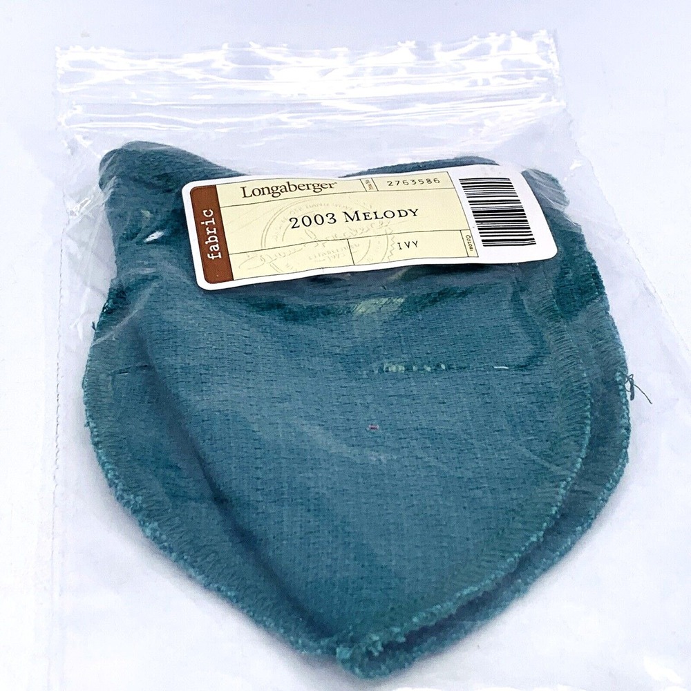 Longaberger 2003 MELODY LINER Only Ivy Green #2763586 New in Bag